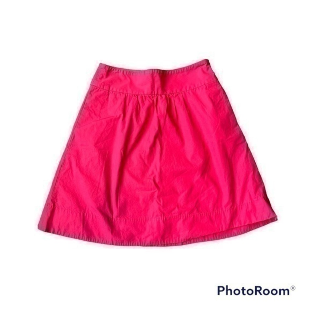 Pink A-Line J crew skirt